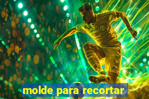 molde para recortar